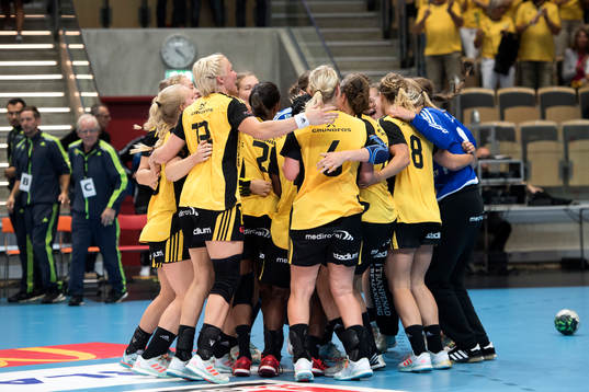 Sävehofs spelare jublar