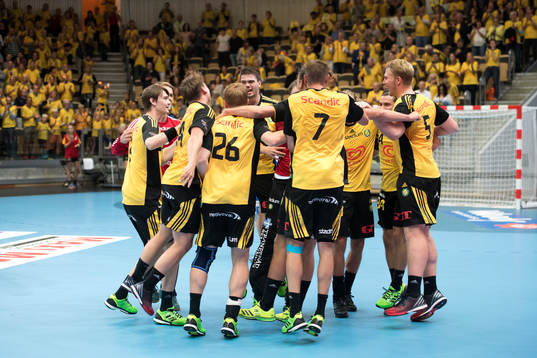 Sävehofs spelare jublar