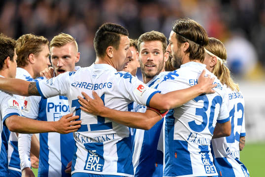 IFK Göteborgs Emil Salomonsson jublar
