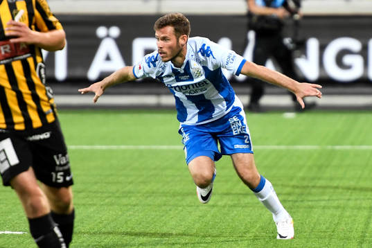 IFK Göteborgs Emil Salomonsson jublar