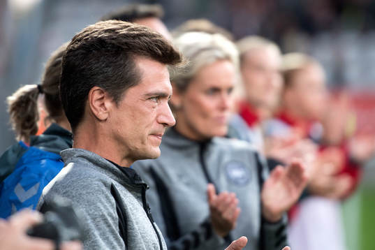 Danmarks förbundskapten Nils Nielsen
