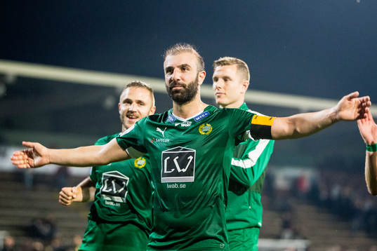 Hammarbys Kennedy Bakircioglu jublar