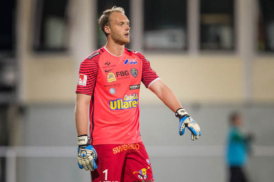 Falkenbergs målvakt Alexander Lundin
