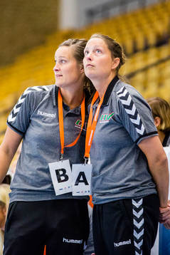 Helsingborgs tränare Alexandra Möller och tränare Lina