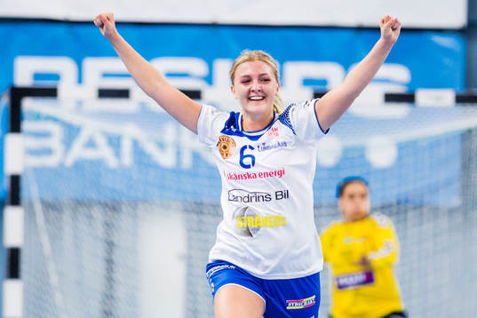 Lundagårds Sandra Nilsson jublar