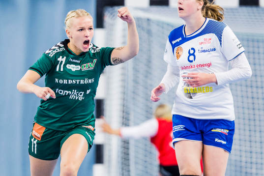 Helsingborgs Kajsa Nygren jublar