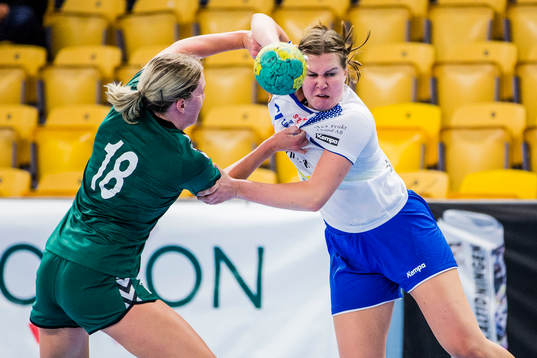 Helsingborgs Jessica Strand och Lundagårds Emma Persson Wik