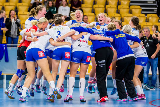 Lundagårds spelare jublar