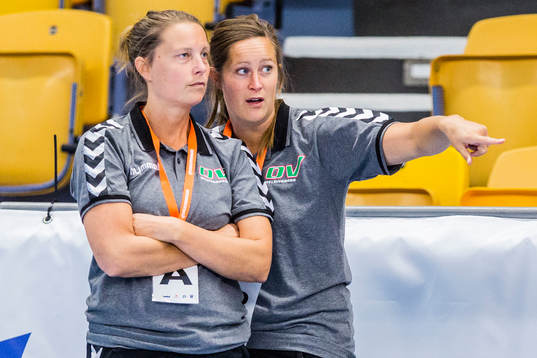 Helsingborgs tränare Alexandra Möller och tränare Lina