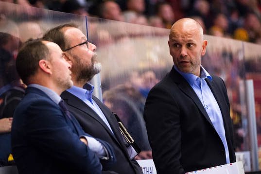 Brynäs tränare Thomas Berglund , målvaktstränare