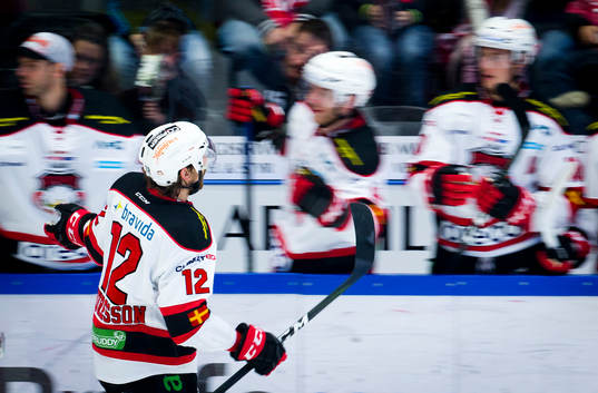 Malmö Redhawks Andreas Thuresson jublar