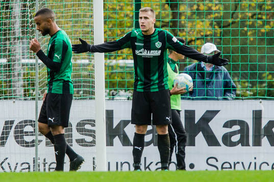 Högaborgs Marcus Krmpotic deppar