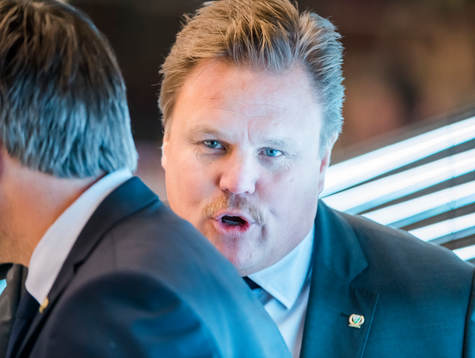 Färjestads Tränare Leif Carlsson