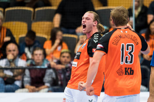 Kristianstads Tim Sörensen jublar