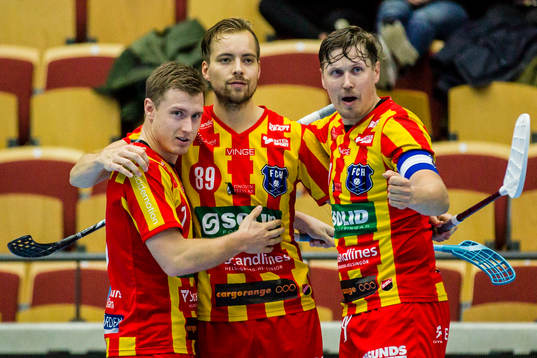 Helsingborgs Kristoffer Fält, Hampus Dargren och Mika