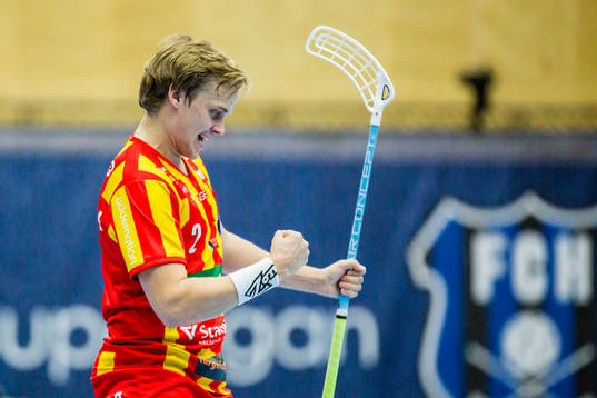 Helsingborgs Linus Nordgren jublar