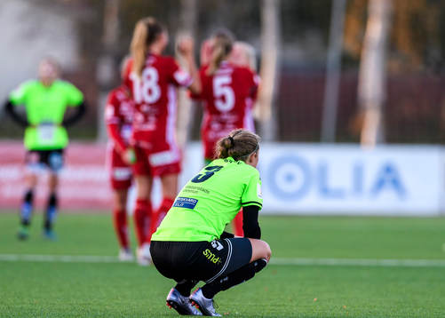 Kristianstads Elin Karlsson deppar