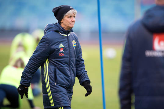 Sveriges förbundskapten Pia Sundhage