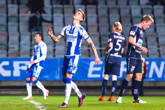 IFK Göteborgs Sören Rieks deppar