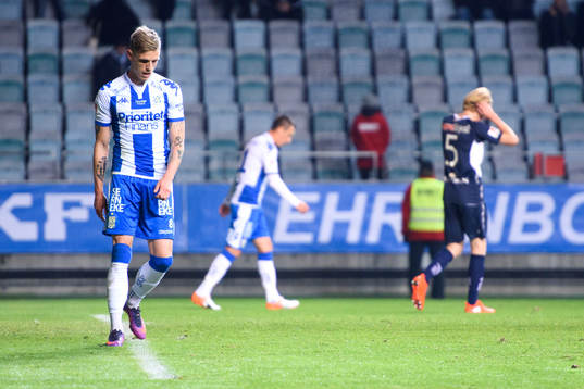 IFK Göteborgs Sören Rieks deppar