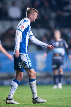 IFK Göteborgs Sebastian Eriksson har ont