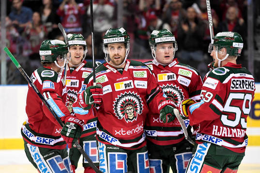 Frölundas Jonathan Sigalet jublar