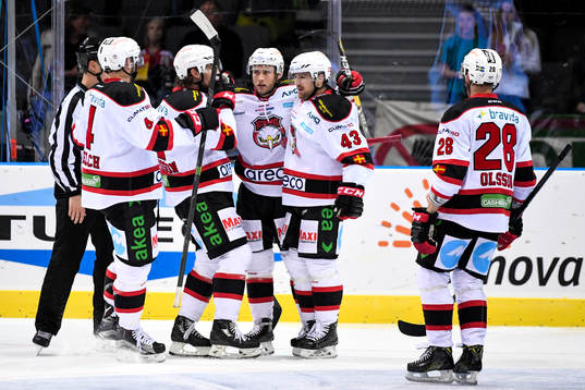 Malmö Redhawks Ilari Filppula jublar