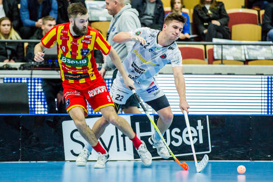Helsingborgs Daniel Johansson och Pixbos Linus Henriksson