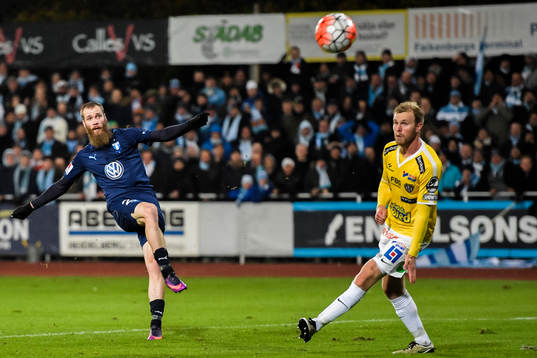 Malmö FFs Jo Inge Berget och Falkenbergs Per Karlsson