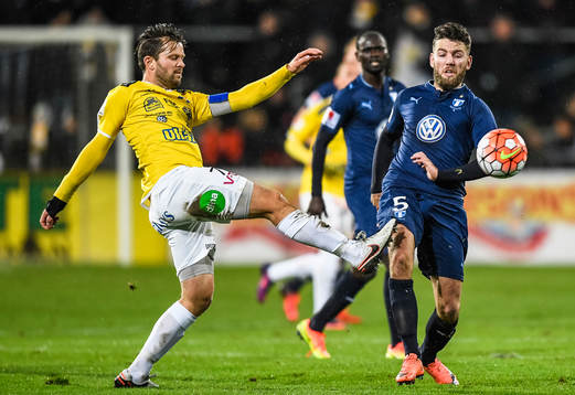 Falkenbergs David Svensson och Malmö FFs Erdal Rakip
