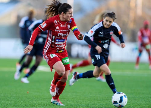 Bläddra bland fler bilder av Fotboll, Damallsvenskan, Piteå - Rosengård