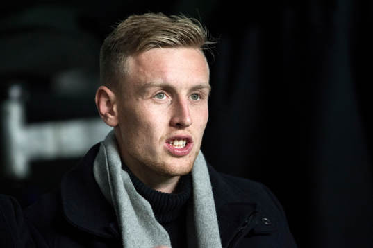 IFK Göteborgs nyförvärv Sebastian Ohlsson på läktaren