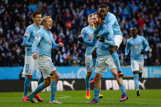 Malmö FFs Jo Inge Berget jublar