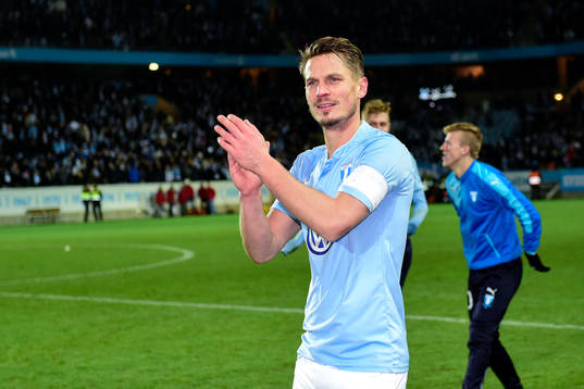 Malmö FFs Markus Rosenberg tackar publiken