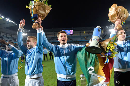 Malmö FFs Markus Rosenberg jublar
