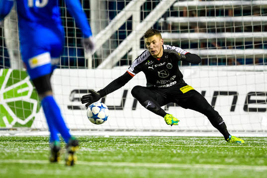 Nyköpings målvakt Edvard Setterberg