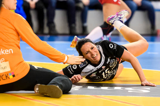 Bodens Annica Ölén grinar illa