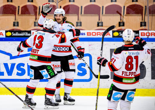 Malmö Redhawks Andreas Thuresson jublar