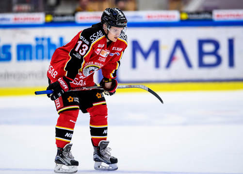 Luleås Julius Junttila deppar