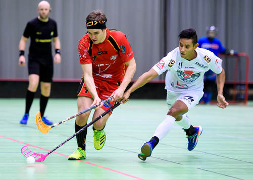 Wibaxs Marcus Renberg jagas av Gävles Tomas Halling