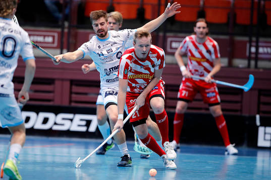 Warbergs Mattias Hasselström och Pixbos Patrik Malmström