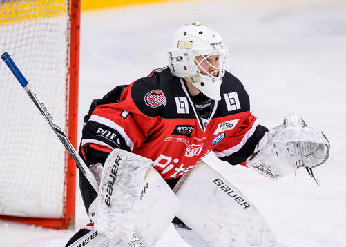 Piteås målvakt Joel Vännström