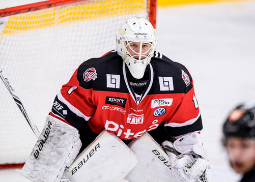 Piteås målvakt Joel Vännström