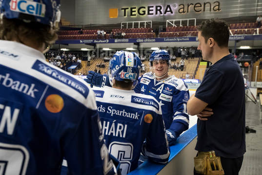 Leksands Martin Karlsson materialförvaltare Johan Bonde