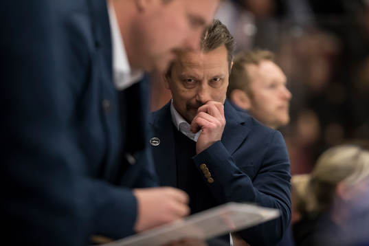 Leksands assisterande tränare Örjan Lindmark  i