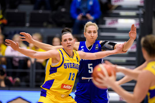 Sveriges Anna Barthold och Finlands Sofia Pelander