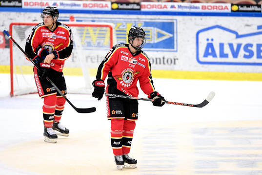 Luleås Ilari Melart och Isac Lundeström deppar