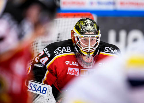 Luleås målvakt Joel Lassinatti
