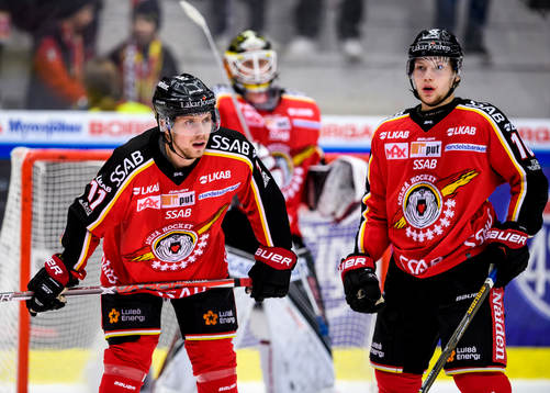 Luleås Petter Emanuelsson (v) och Einar Emanuelsson (h)