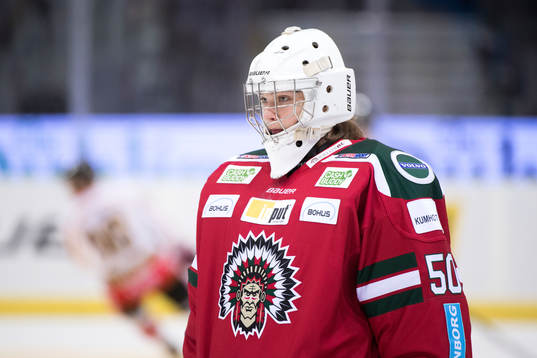 Frölundas målvakt Arvid Söderblom